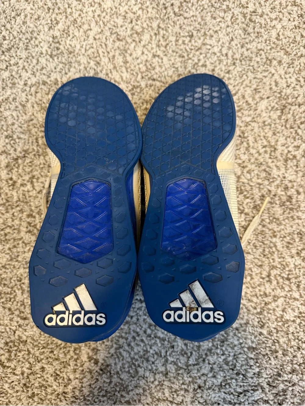 adidas Athletic Shoes in White and Blue